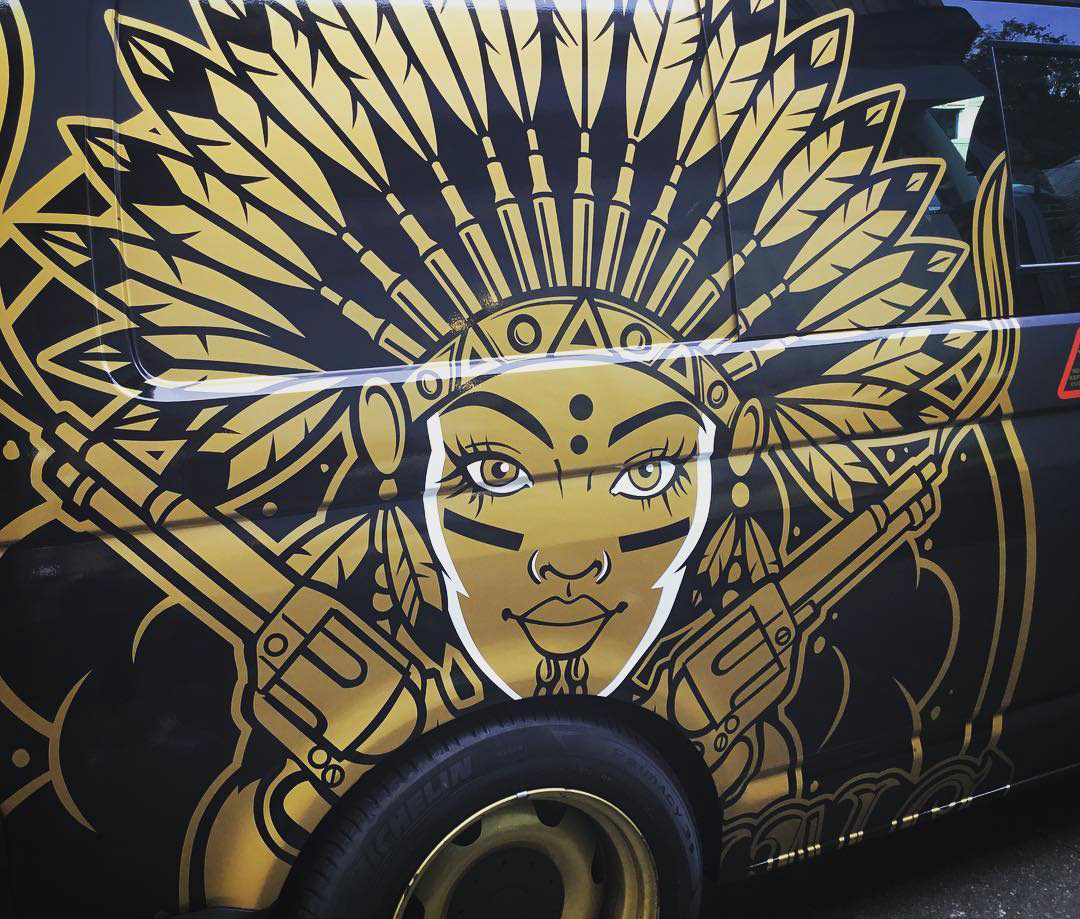 Smoking Gun branding - vehicle livery
