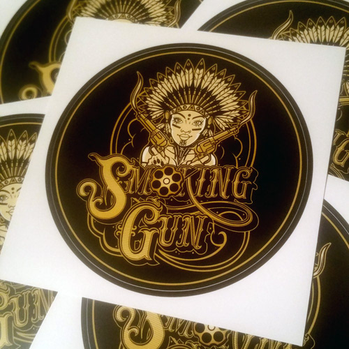 Smoking Gun branding - promotional media