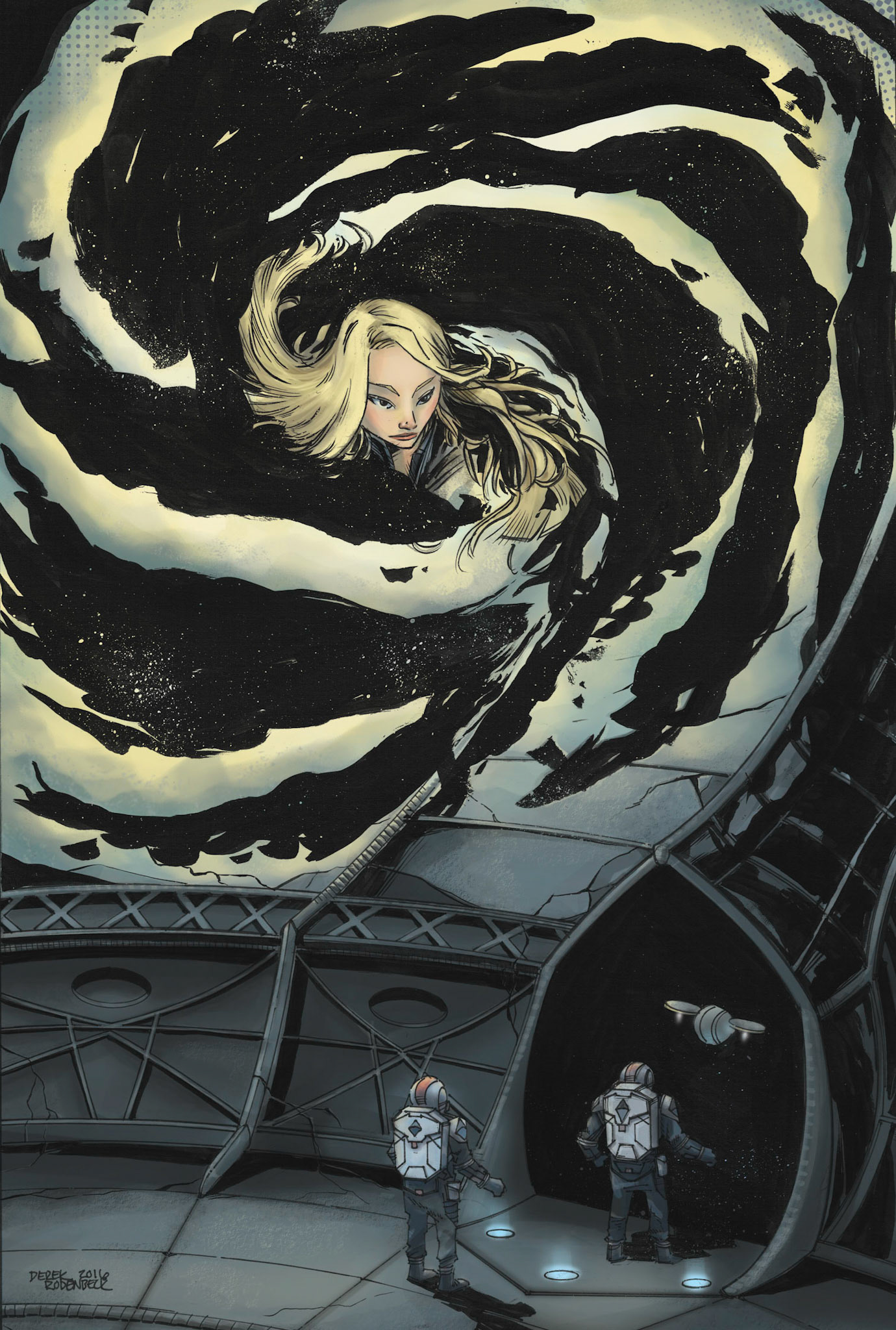 Enter the Galatic– Ink and Digital art by Derek Rodenbeck derekro