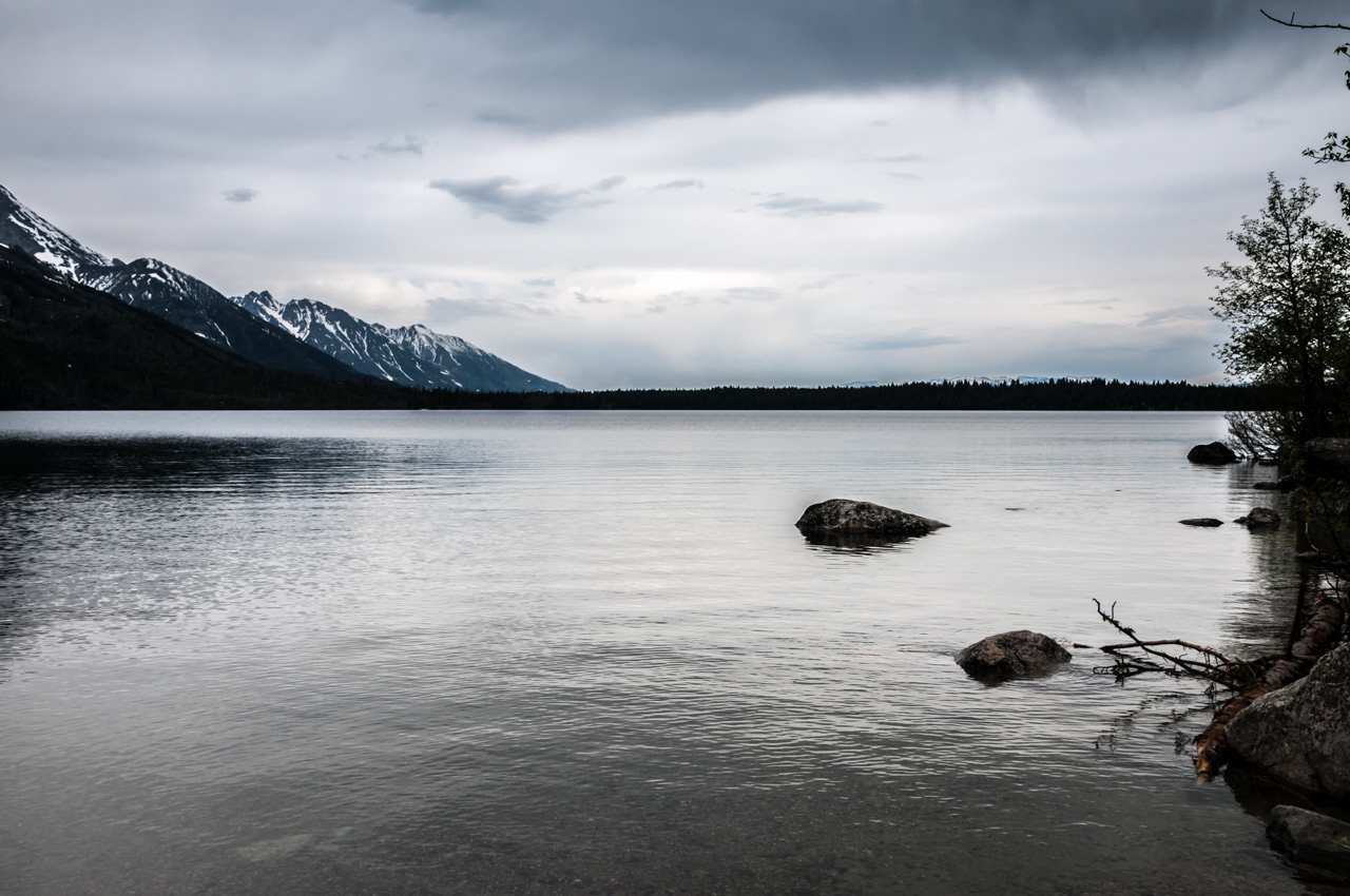 Jenny Lake Storm Grand Teton National Park