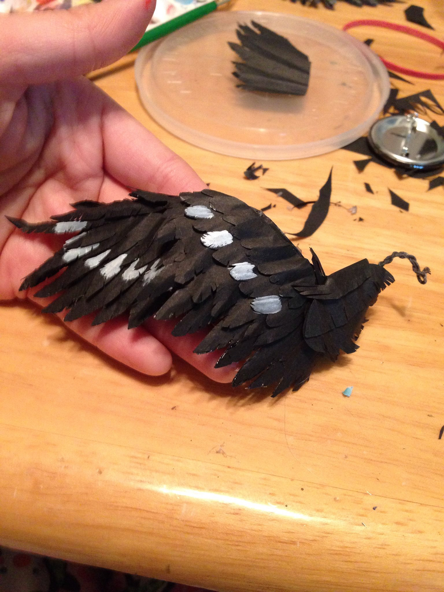 Step 4: Add white accents