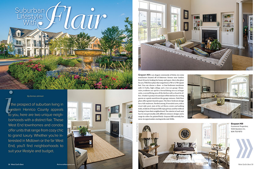Suburban Lifestyle With Flair layout — West End's Best Magazine