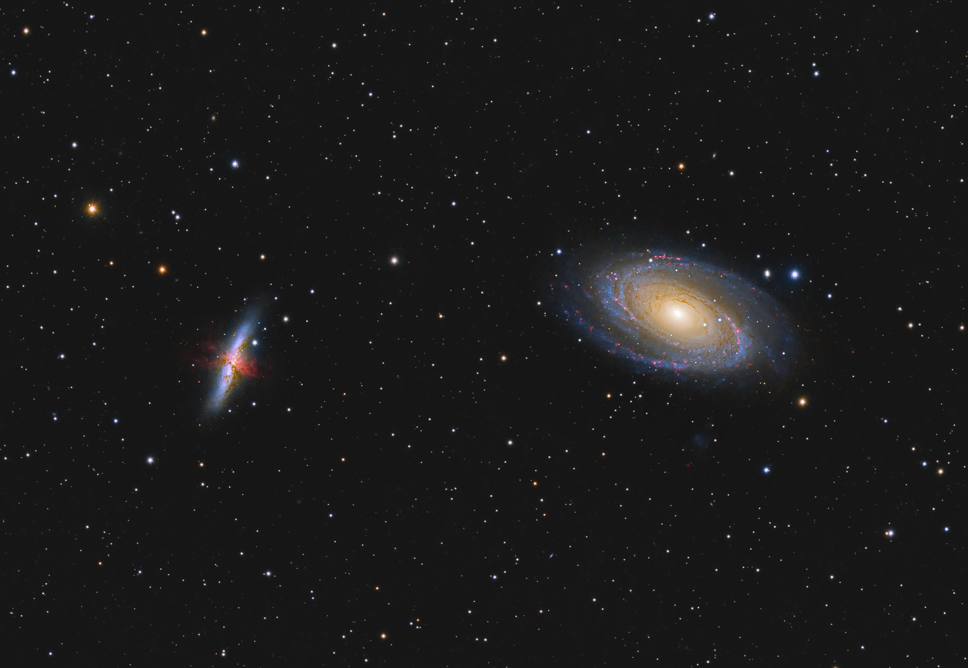 Bode's and Cigar galaxies