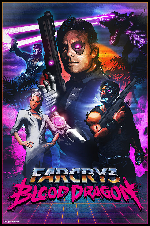 Signalnoise The Work Of James White Far Cry 3 Blood Dragon