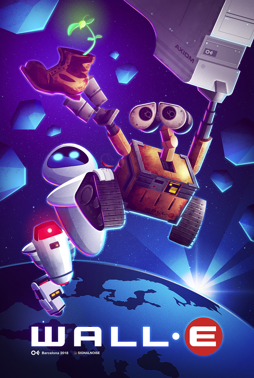 Signalnoise The Work Of James White Wall E Poster