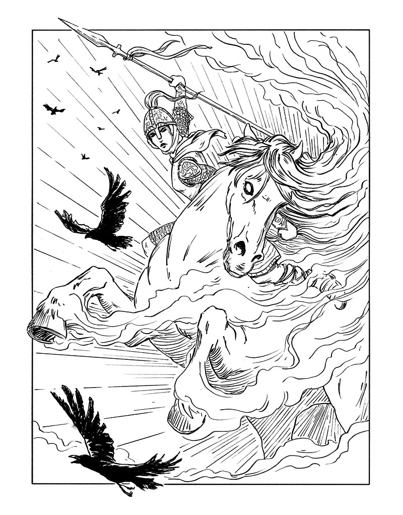 Download Keith Robinson Illustration The Magnus Chase Coloring Book