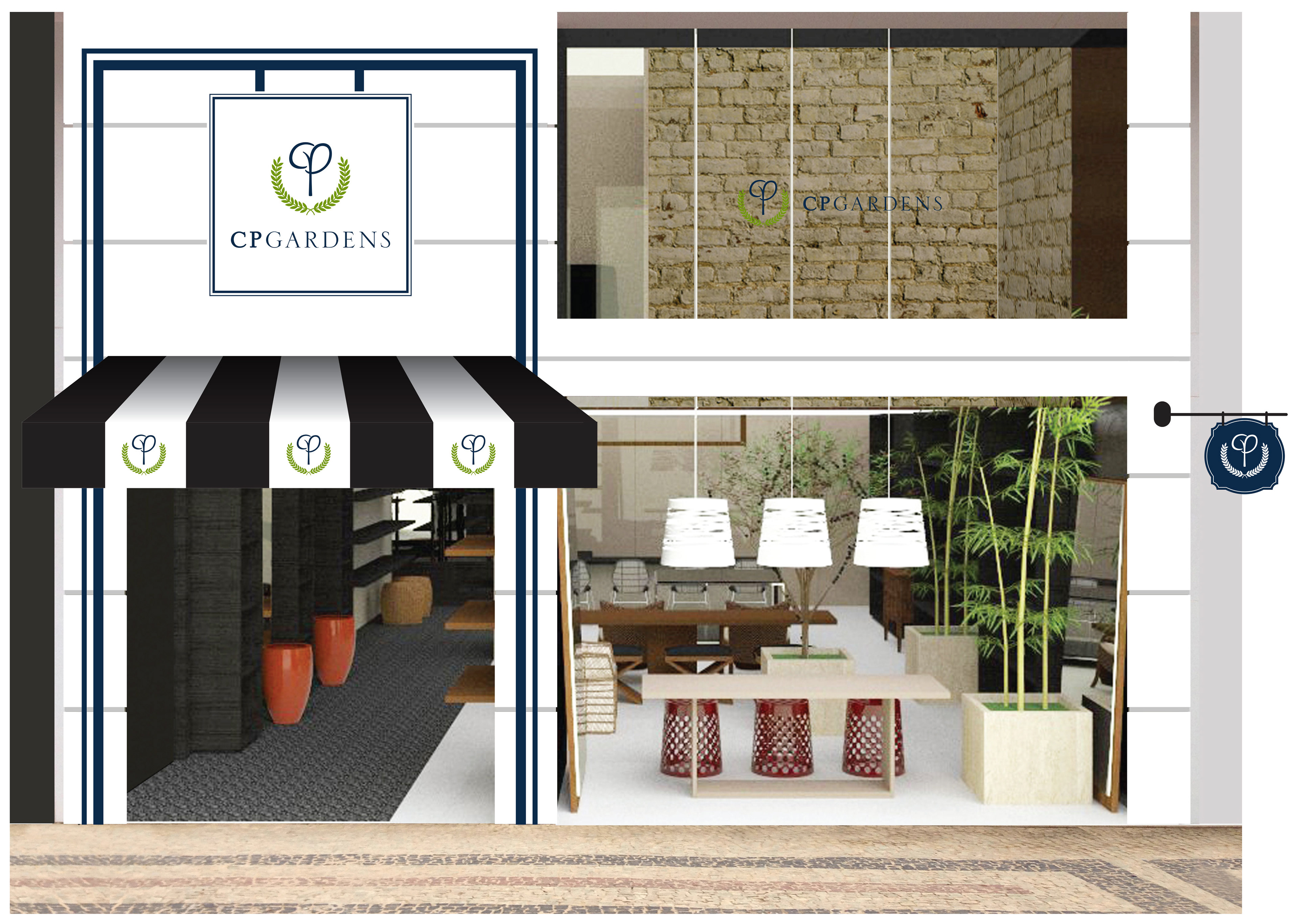 Conceptual illustration of the storefront.