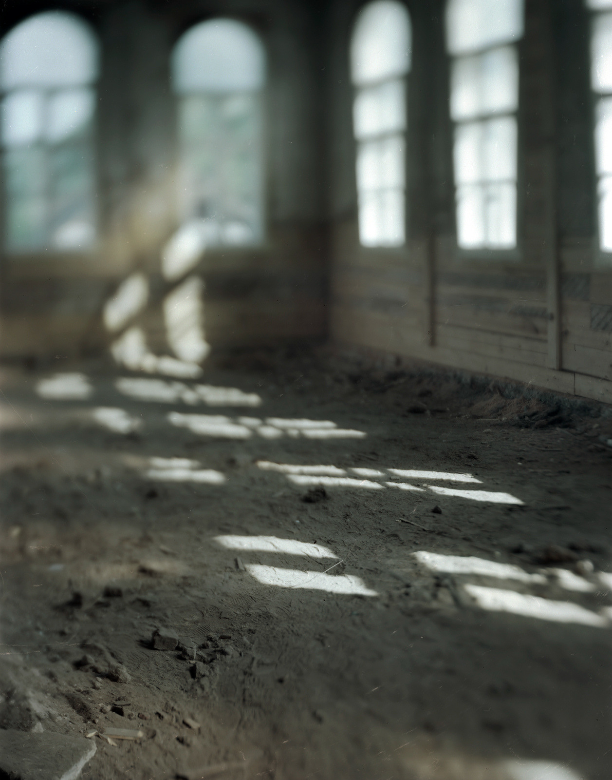 Ziezmariai, Lithuania, 2018 / Interior of the destroyed synagogue, under renovation.