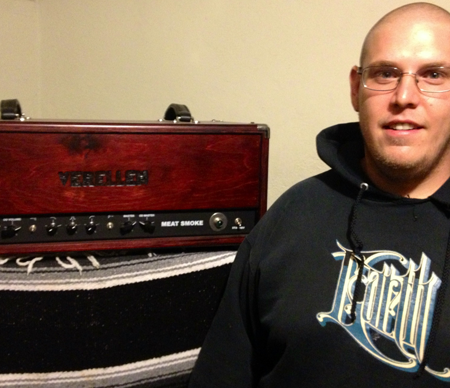 Zac Hogan http://www.metal-archives.com/bands/Drought/3540318206 www.droughtdoom.bandcamp.com Ben, This amp is a godly entity that produces an unbelievable, and ENORMOUSLY devastating tone none stop on the overdrive channel. I fucking love it. The clean channel is absolutely supreme; and the best part is both channels can be dialed in perfectly depending on ones playing style and timbre. Working with you was an awesome experience, and a pleasure. Your passion and sincerity is highly rare and admirable. Thank you very much for this piece of art. Zac