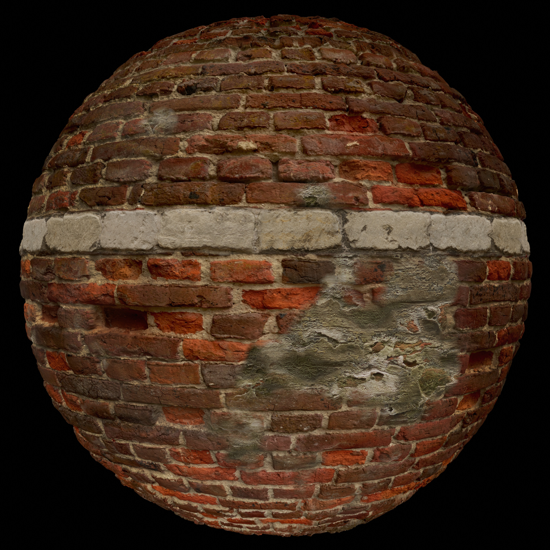Brick sphere full maps