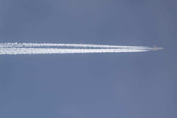 AIRPLANE; AIRPLANE WING; AIRBUS 330; AIRPLANE EXHAUST; TRAVEL; Air; Aviation; Blue Sky; Blue; Sky; Business; Clear; Cloudless; Emotion; Flying; Fly; Heaven; Holiday; Horizon; Industry; Jet; Journey; Motion; Nobody; Outdoors; Trade; Transport; Vehicle; Expanse; Traveler; Birds eye view; Hydrofoil; Vapour trail; contrails; Wanderlust.