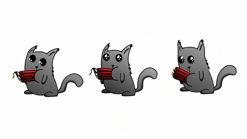 EXPLODING KITTENS LOTTIE ANIMATIONS (AGENCY: Metalab)