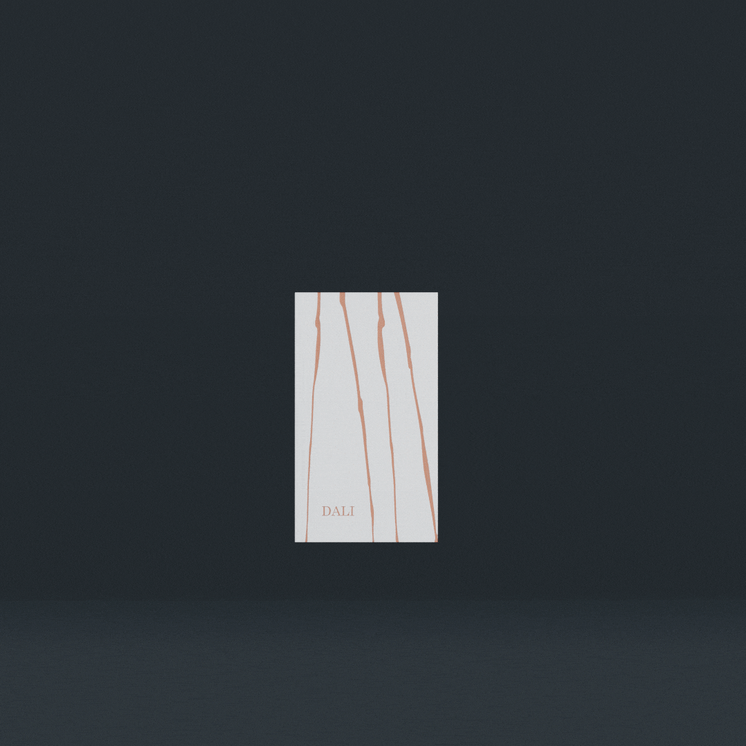 (flipping card)