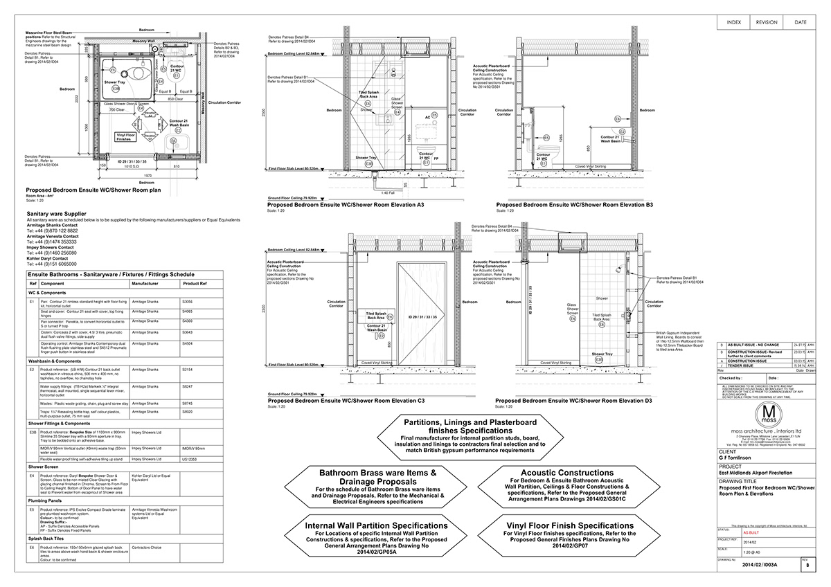 Moss Architecture . Interiors Ltd - Fire Station