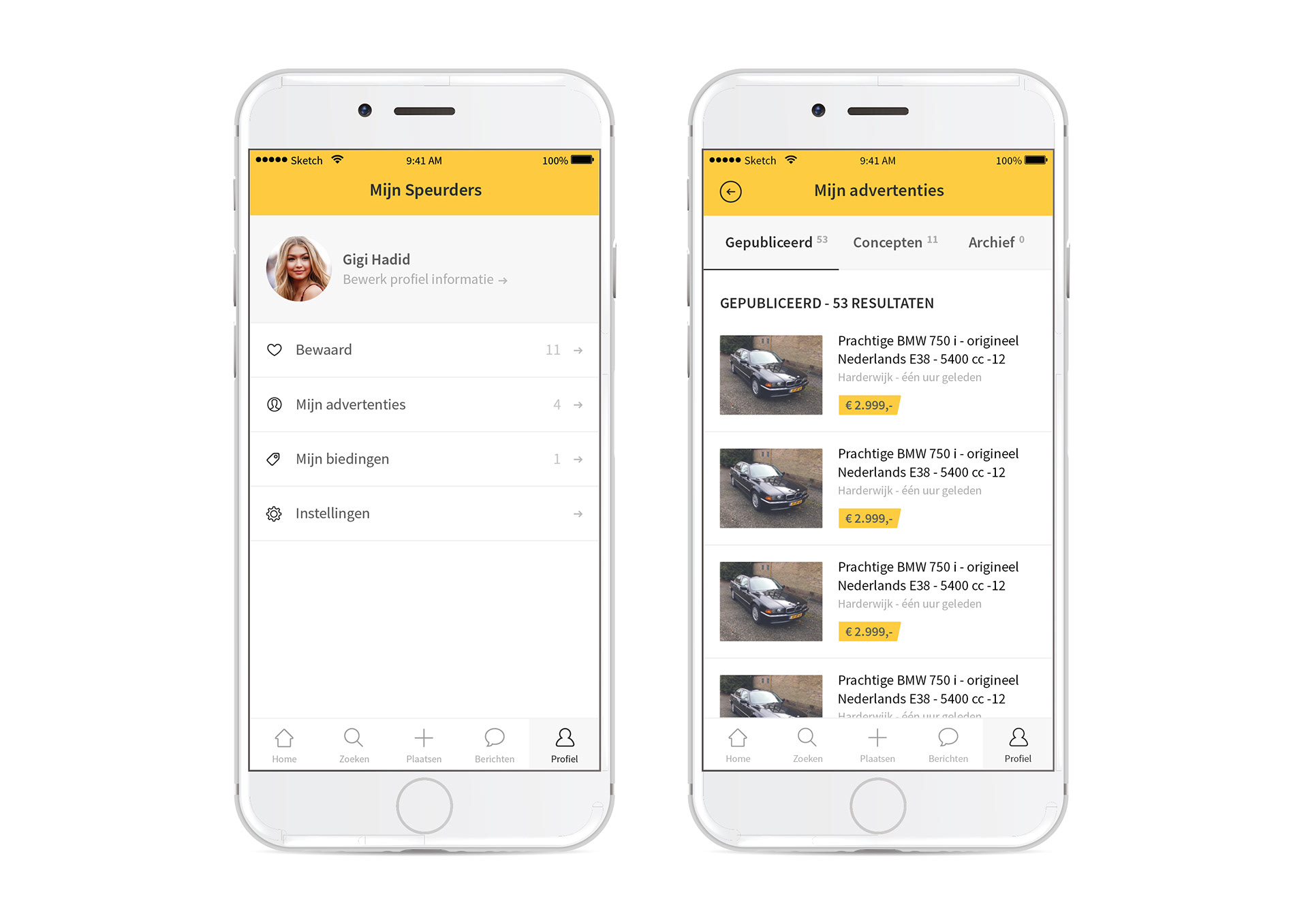 Speurders.nl App Design Concept by Milan Houter