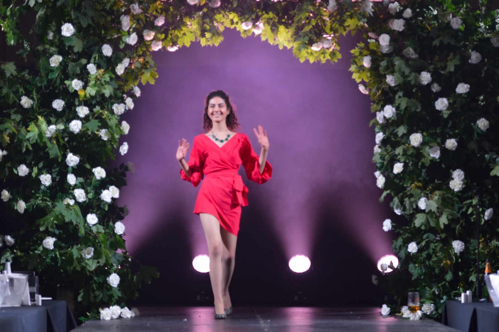 Mena Hamoodi at the 2019 Manchester Fashion Festival - runway photographer