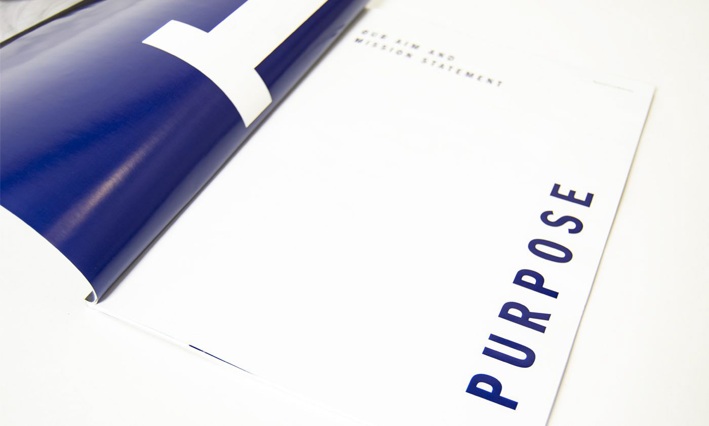 Local women in business brand guidelines photography content page printed