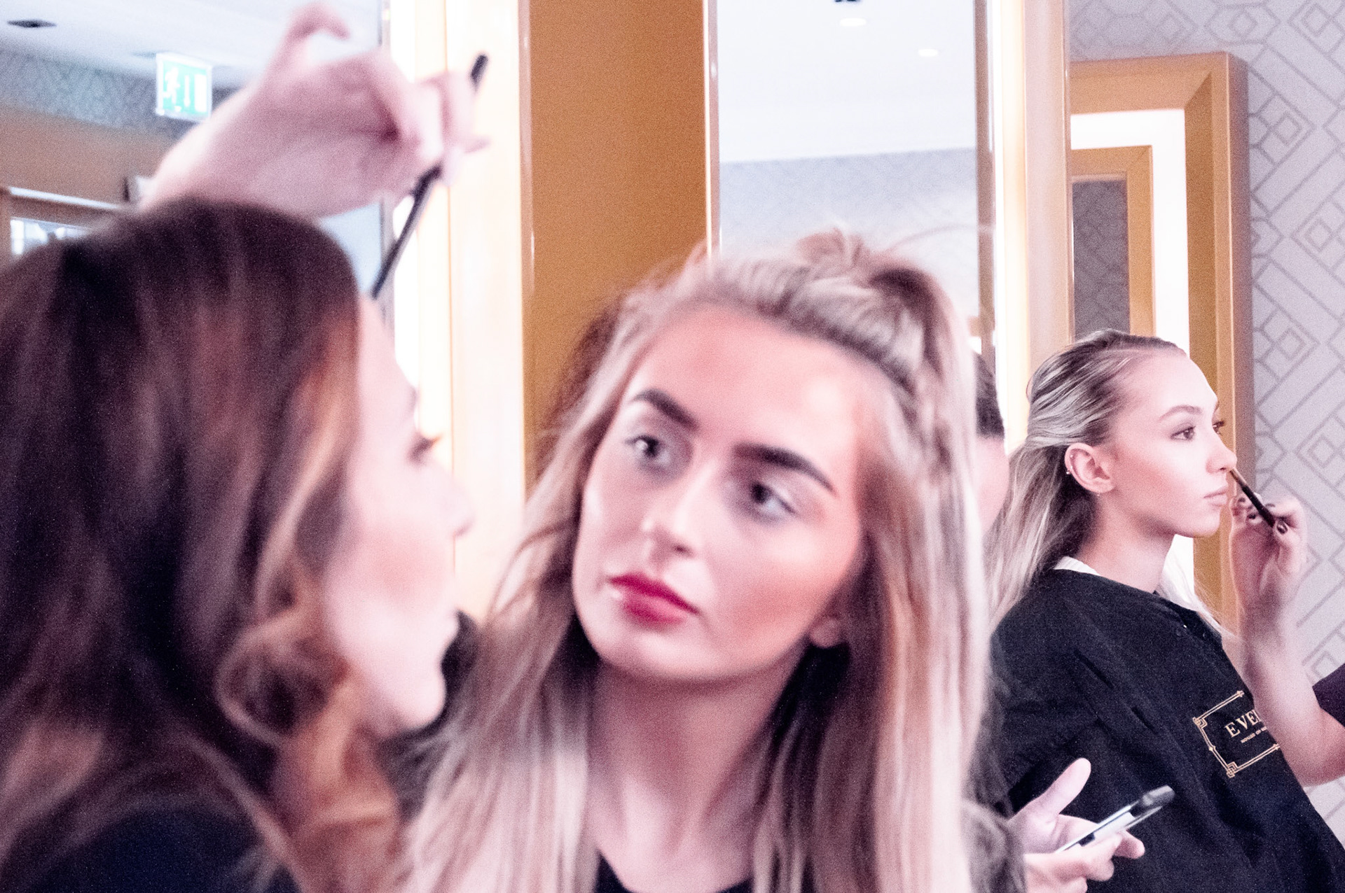 Behind the scenes photography at the Lisa Forshaw PR Christies charity event 2018 - event photography