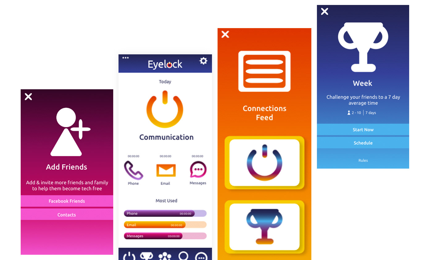 More app wireframe screen examples