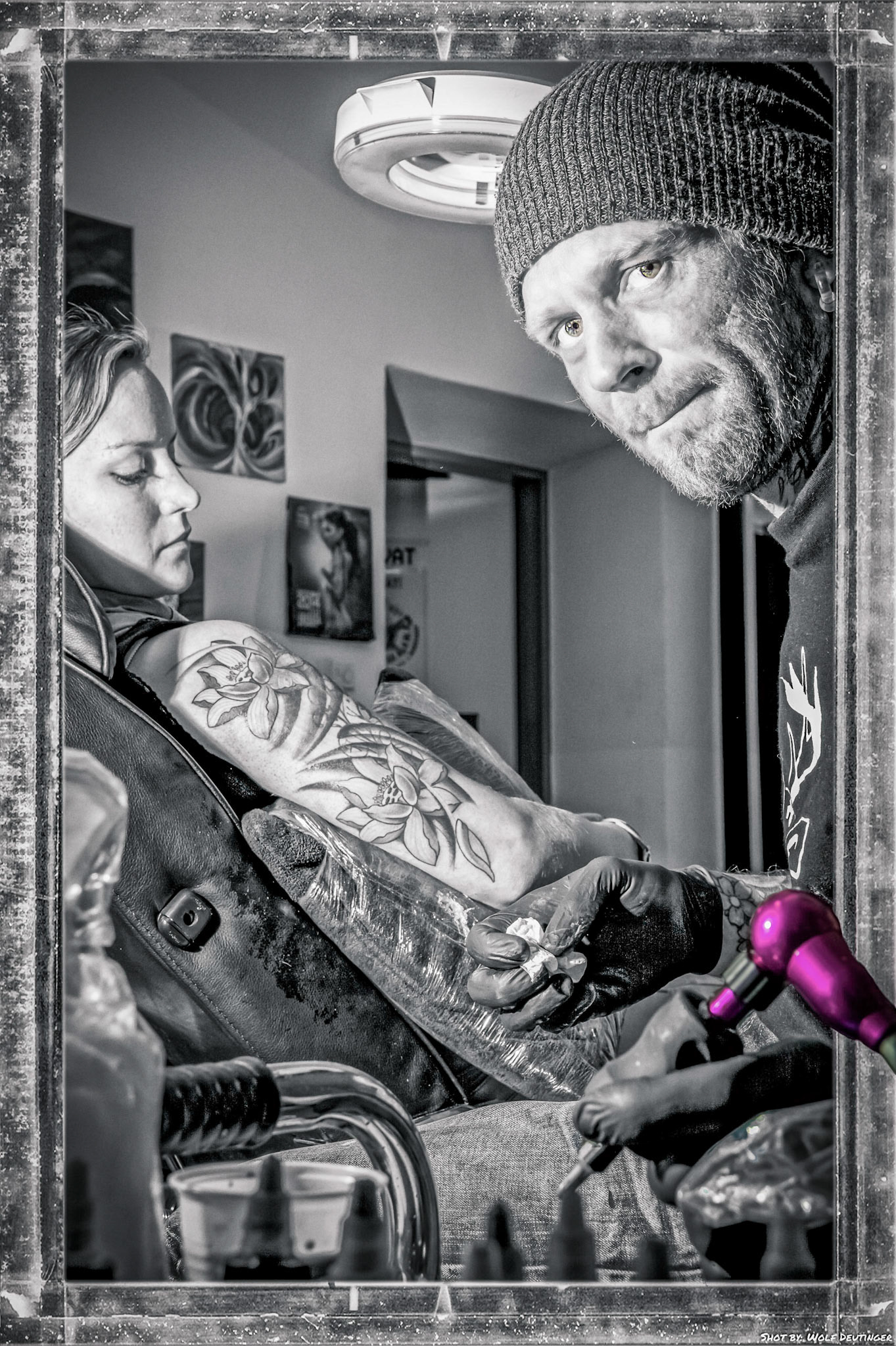 Owner and Tattoo Artist of my choice "Hansi"