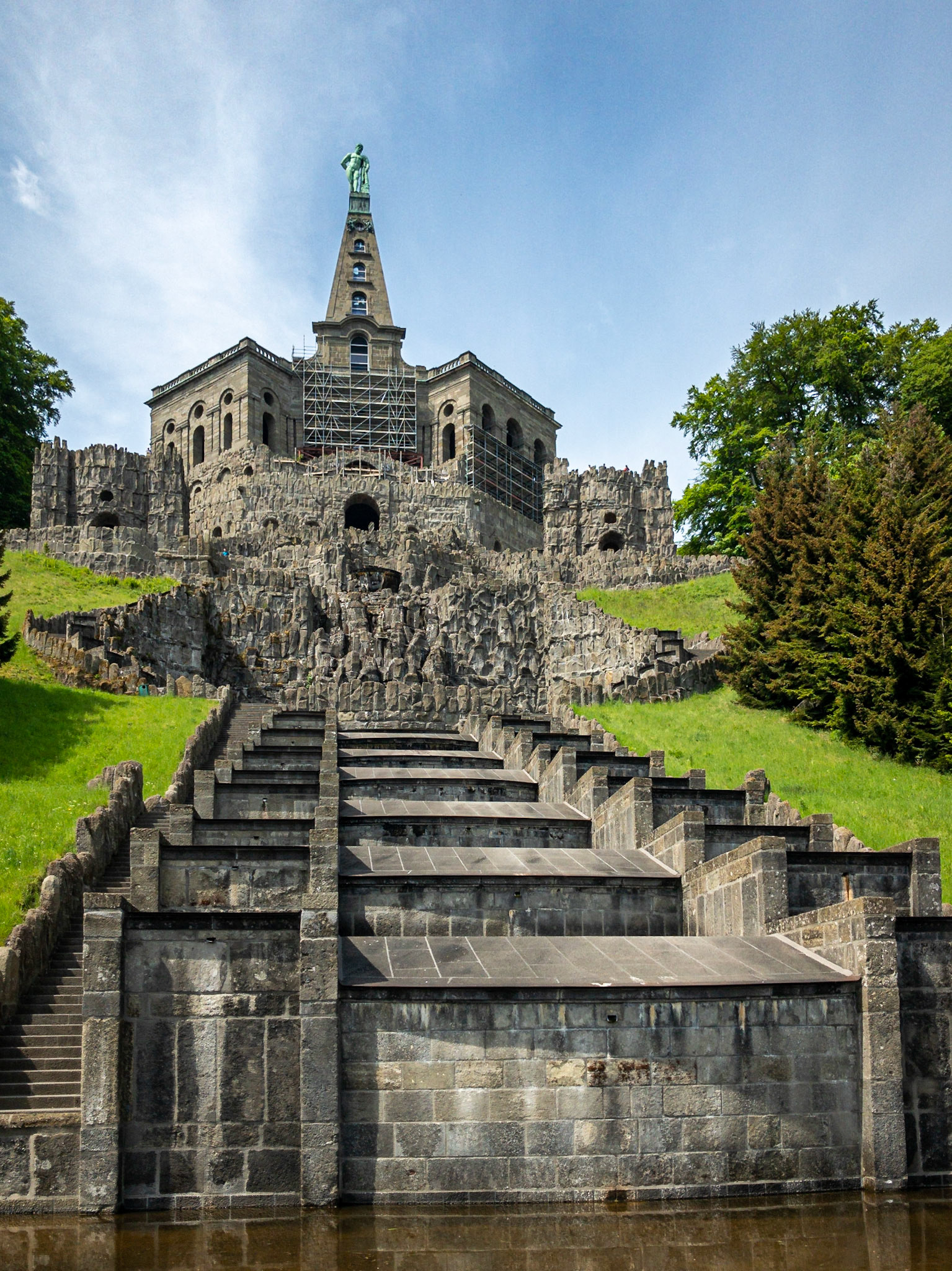 Wasserspiele am Herkules (ohne Wasser 😉)