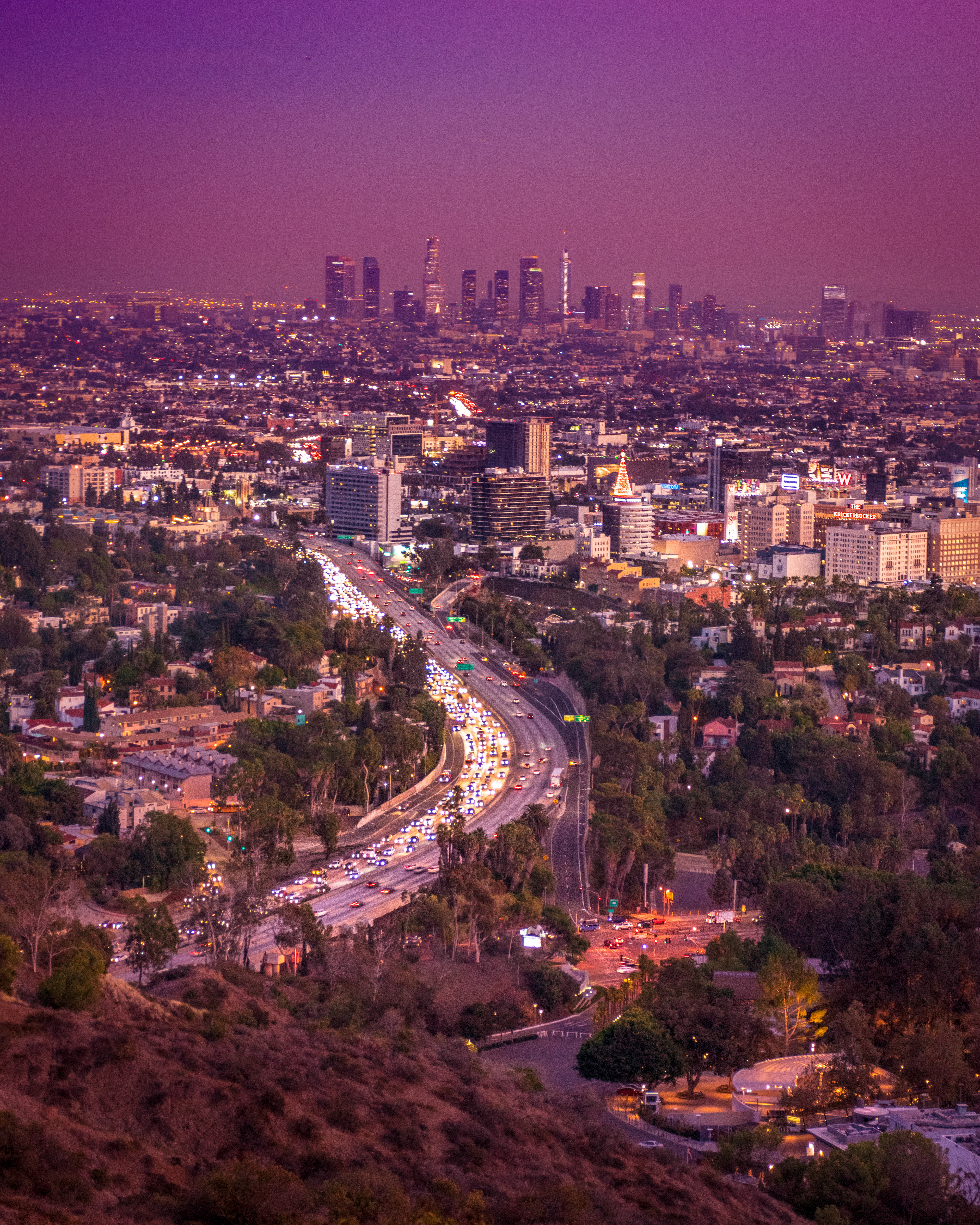 Downtown LA & 101 Freeway