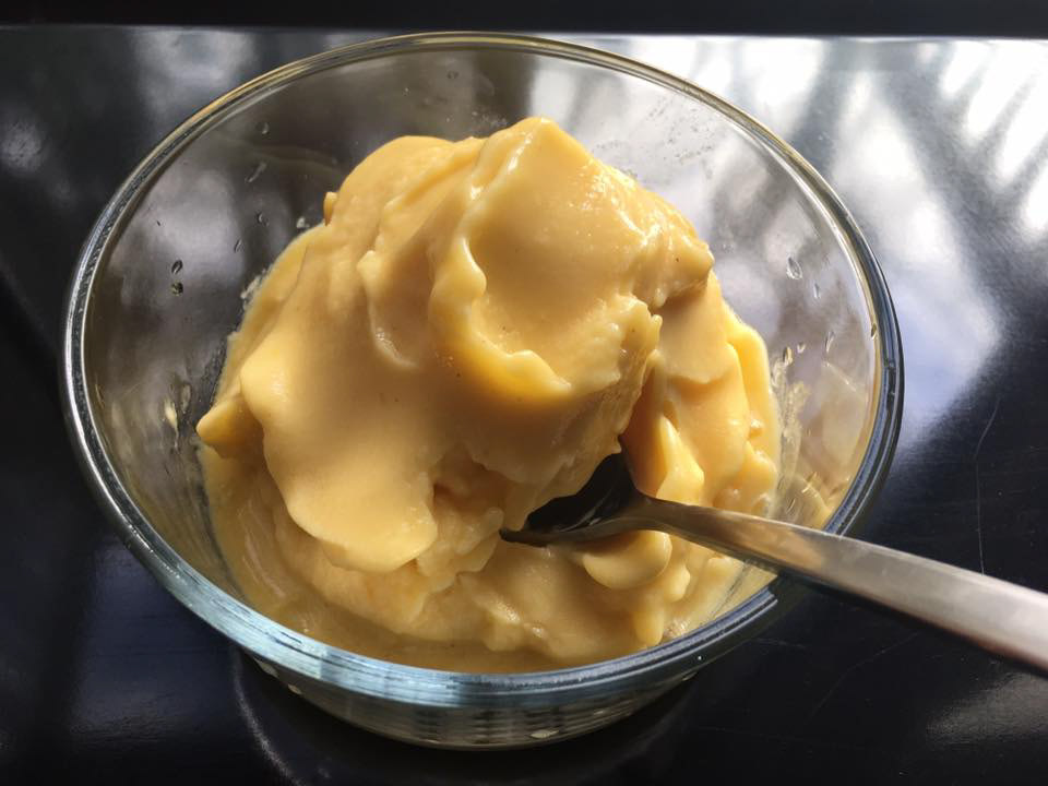 Pineapple, Orange, Mango and Banana Ice Cream