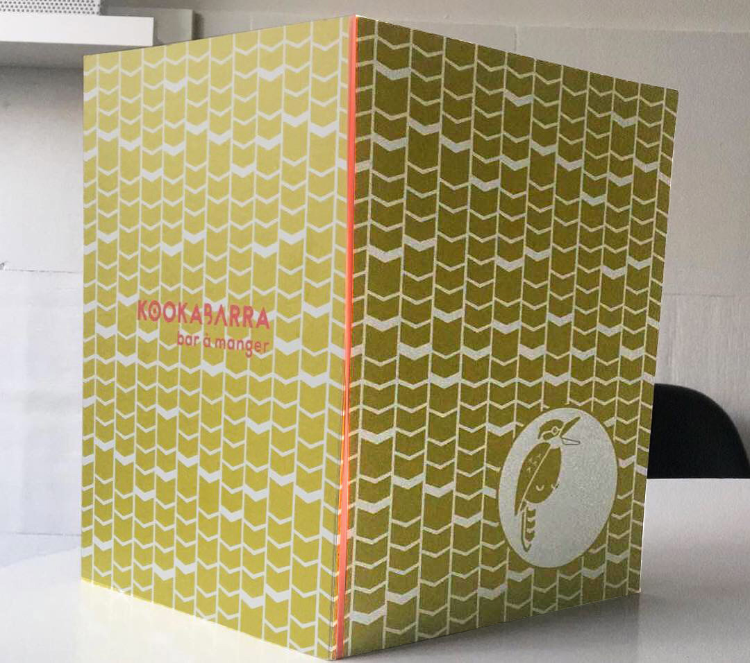 Menu cover