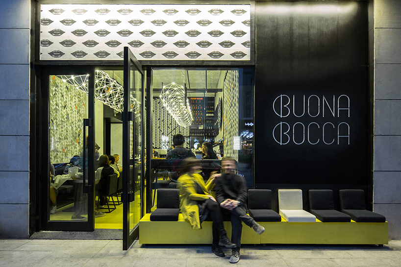 ramoprimo, restaurant, wine bar, buona bocca, design, evening, out space ,