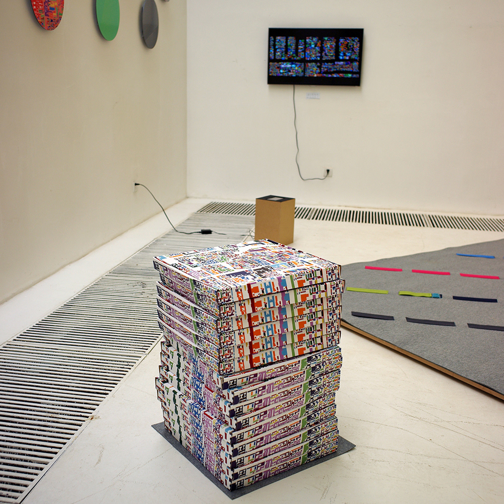 beijing, design week, ramoprimo, exhibition, hutong, maps, colorful,