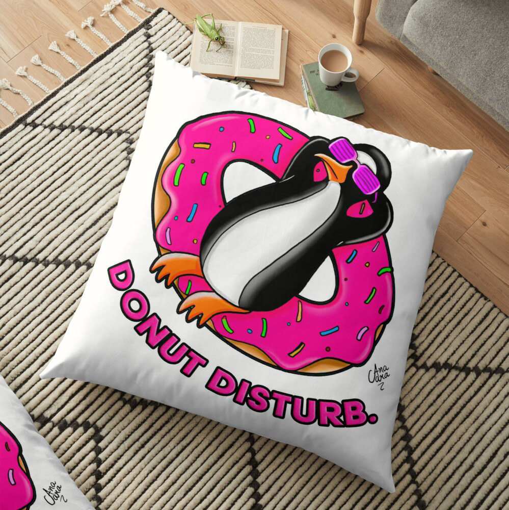 "Donut Disturb" Pillow