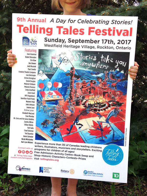 Telling Tales Festival Poster | Derek R Douglas Illustration and Design