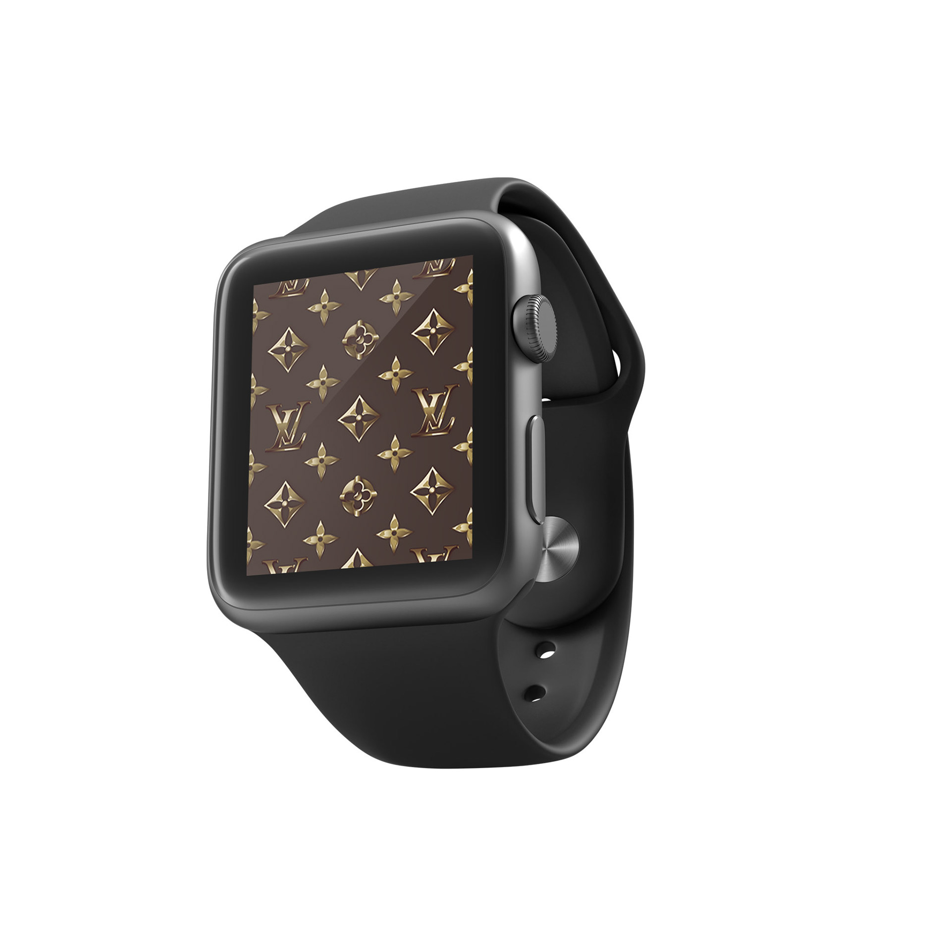 pattern louis vuitton apple watch face