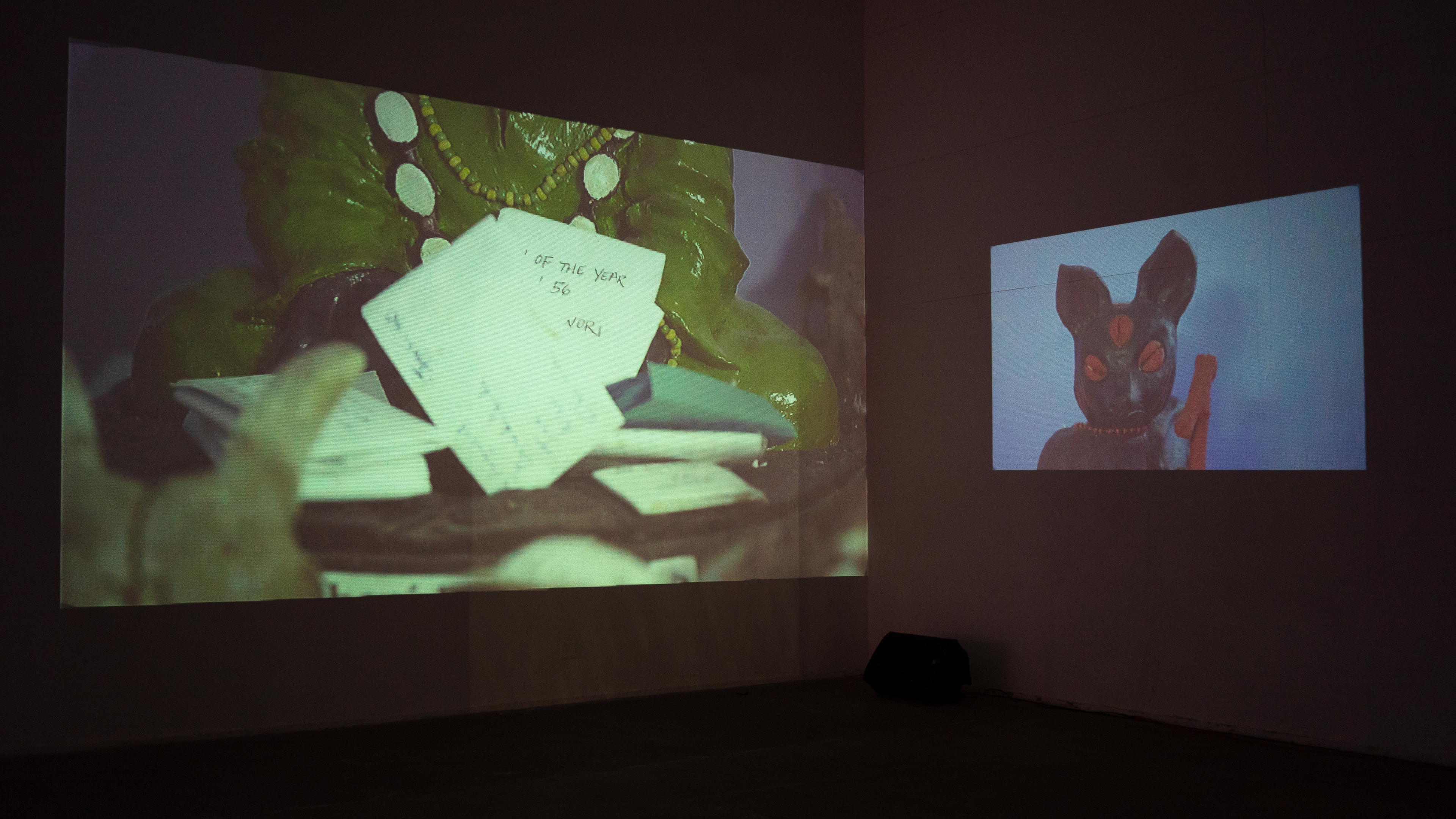 Yoruba Material Culture installation, Shot by Aidan Un, Icebox Project Space, Philadelphia