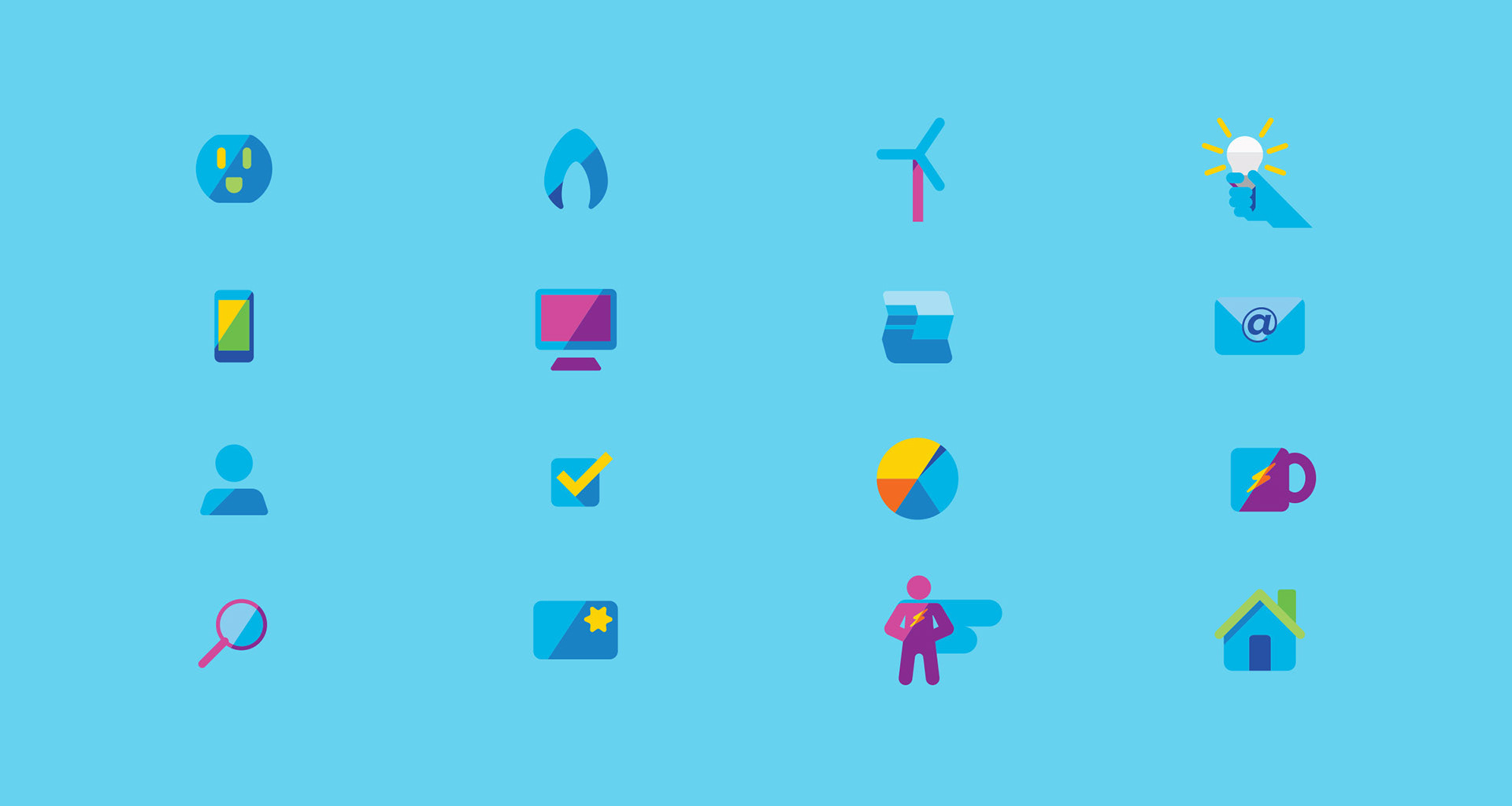 energy company icon design