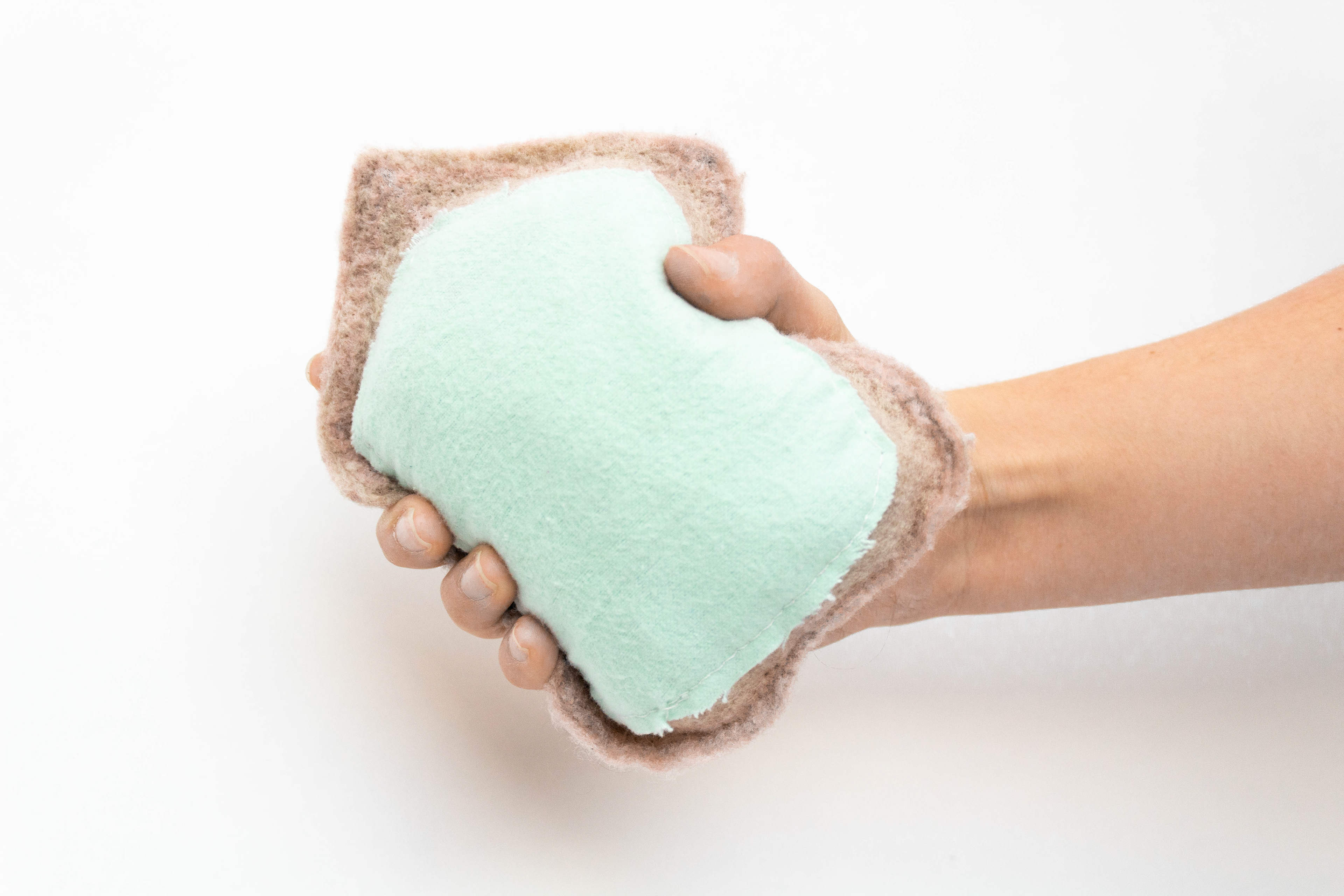 A hand felted and sewn alternative to the traditional dry eraser.