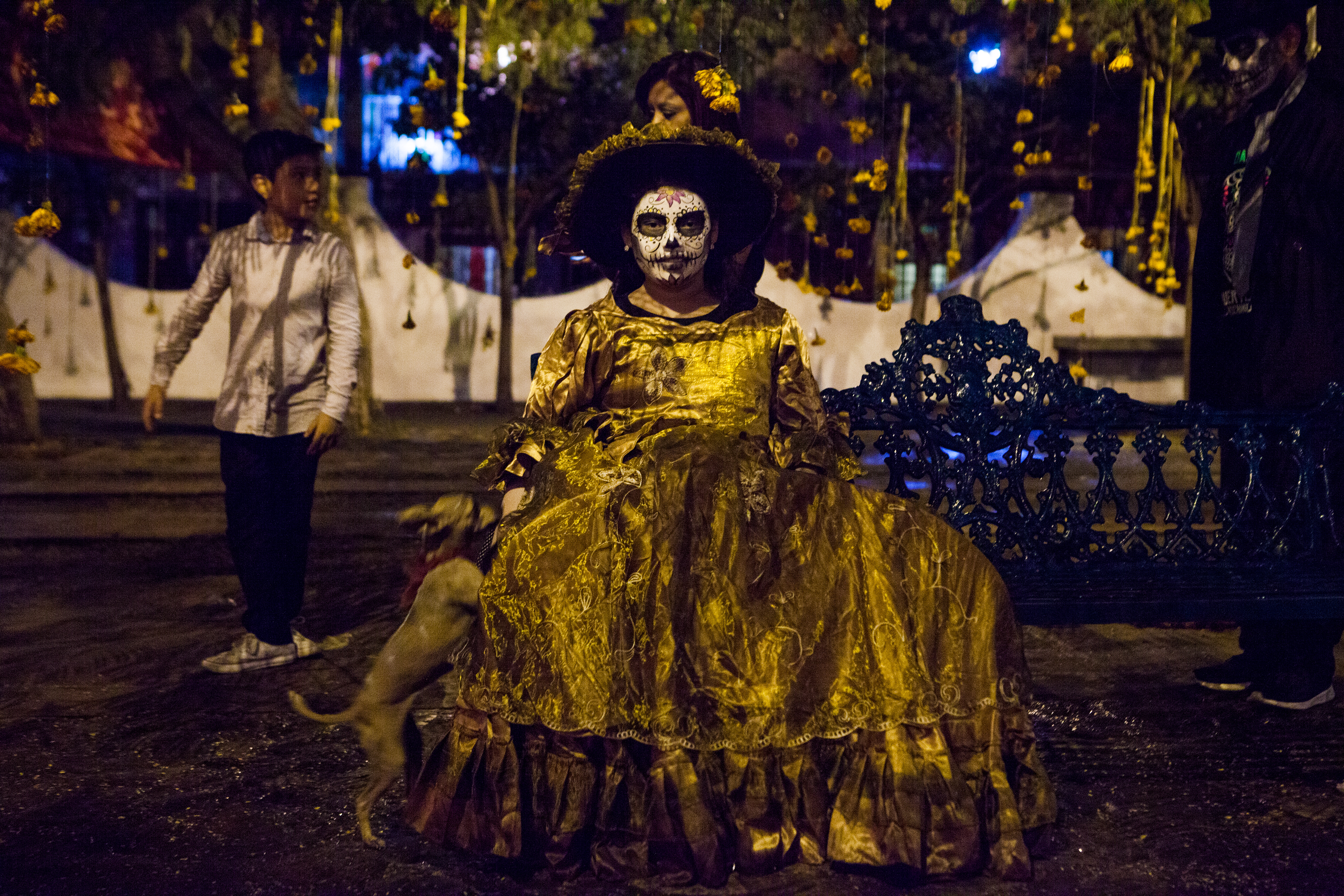 Juan Escobedo Day of the Dead Muertita and her Dog