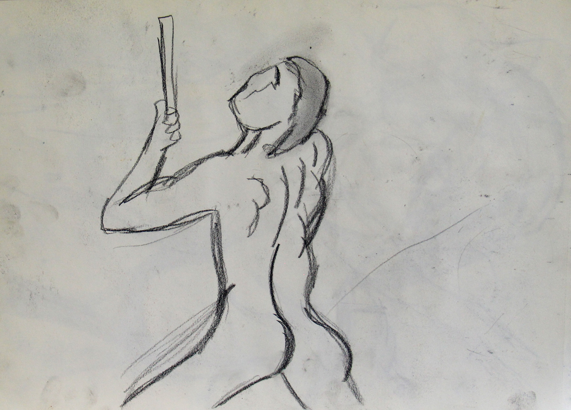 Drawing nude Sketch.