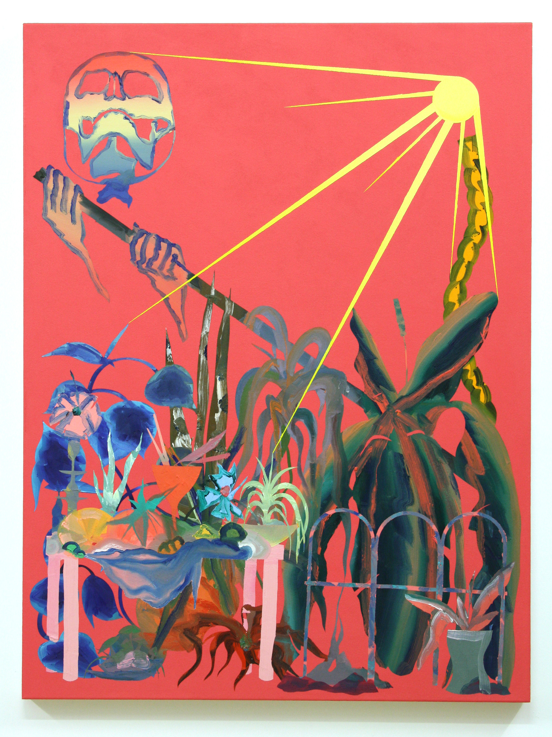 SOLSTICE / ACRYLIQUE ET HUILE SUR TOILE / 122 X 91 CM / 2019