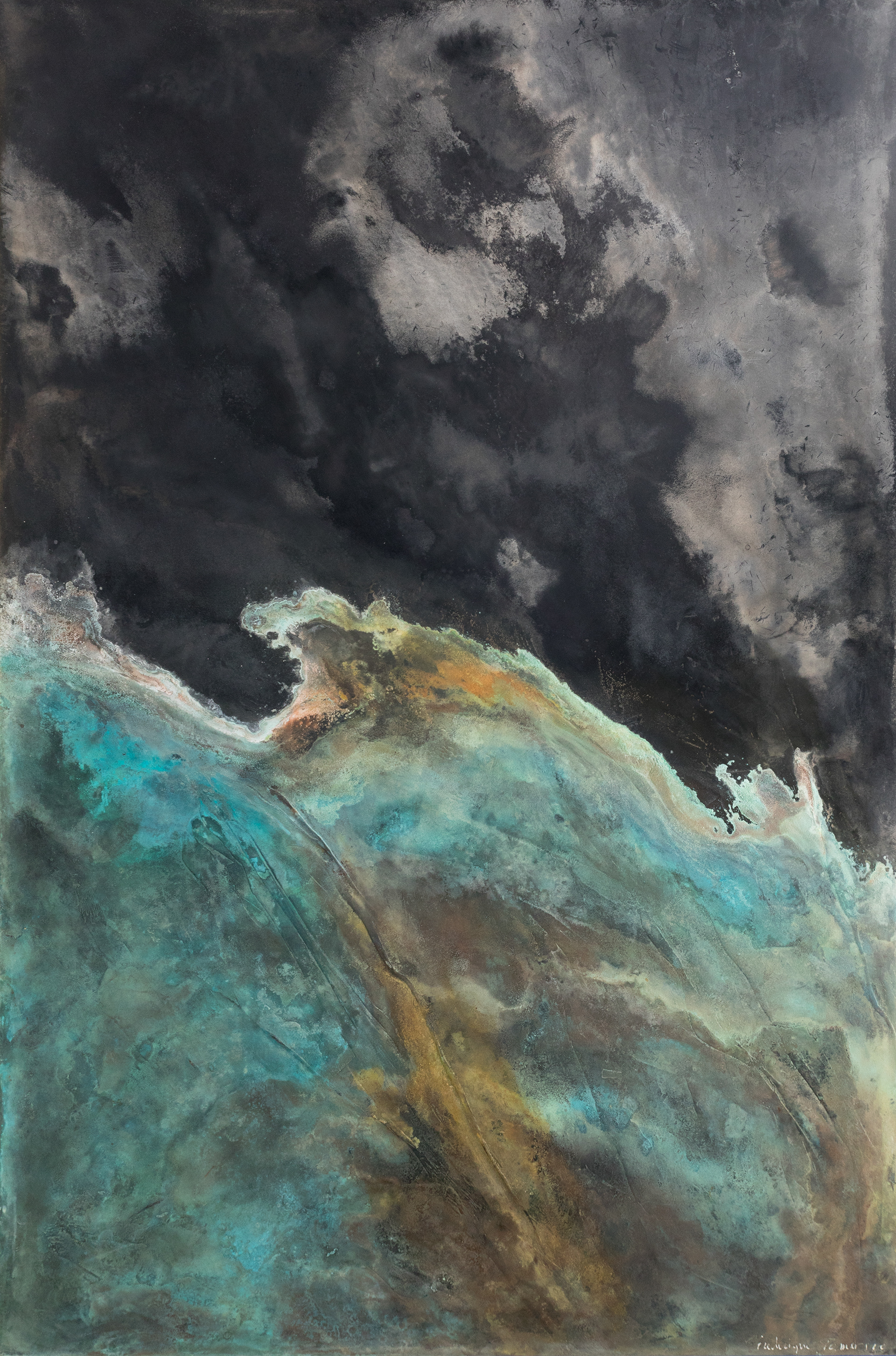 Tableau 100 x 150 cm - Zinc & oxydes - 3 500€