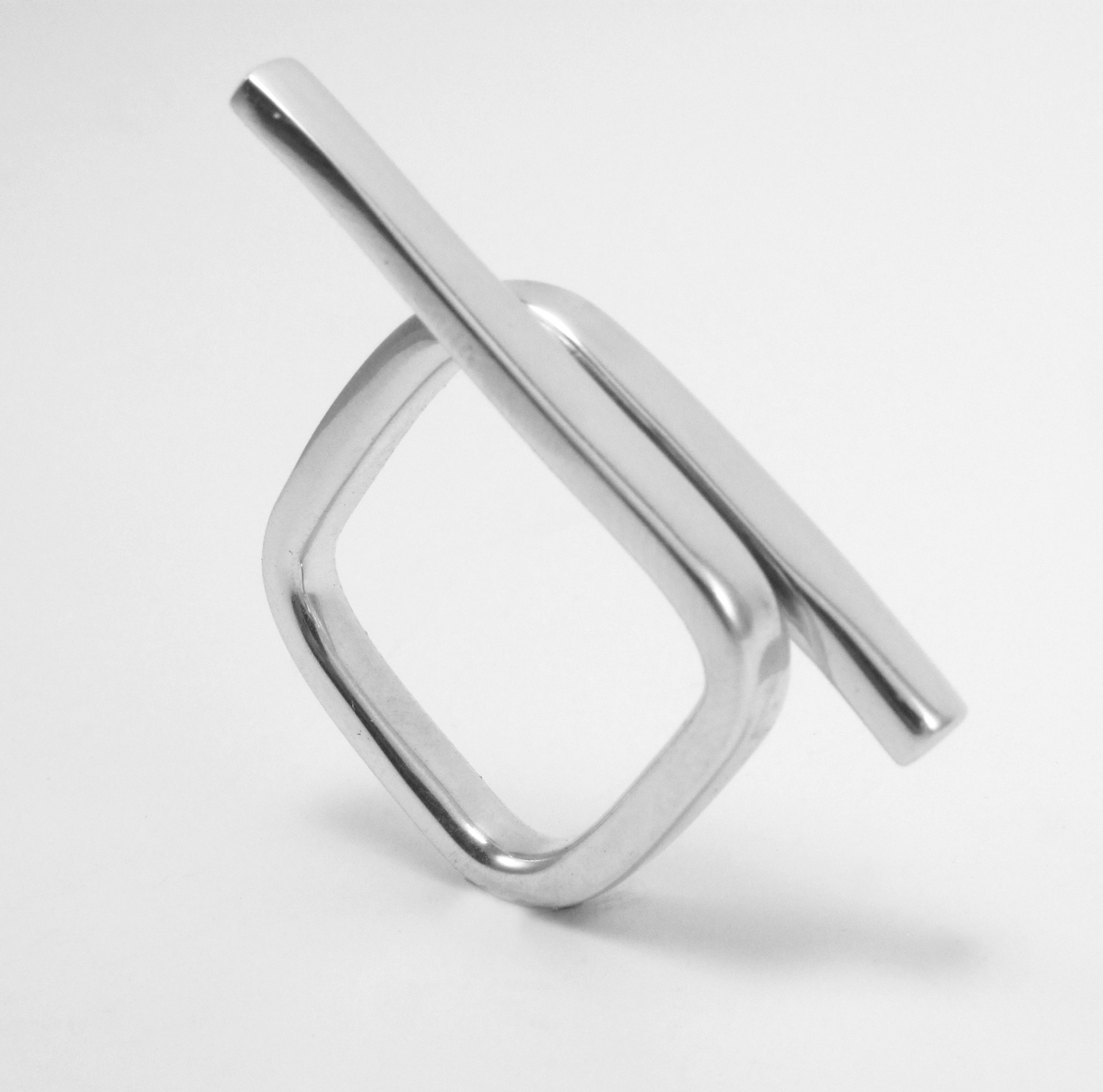 Bague LP lisse - Magnesium - Aluminium 3 mm - 2g - 85€ Ref. OG-BALP