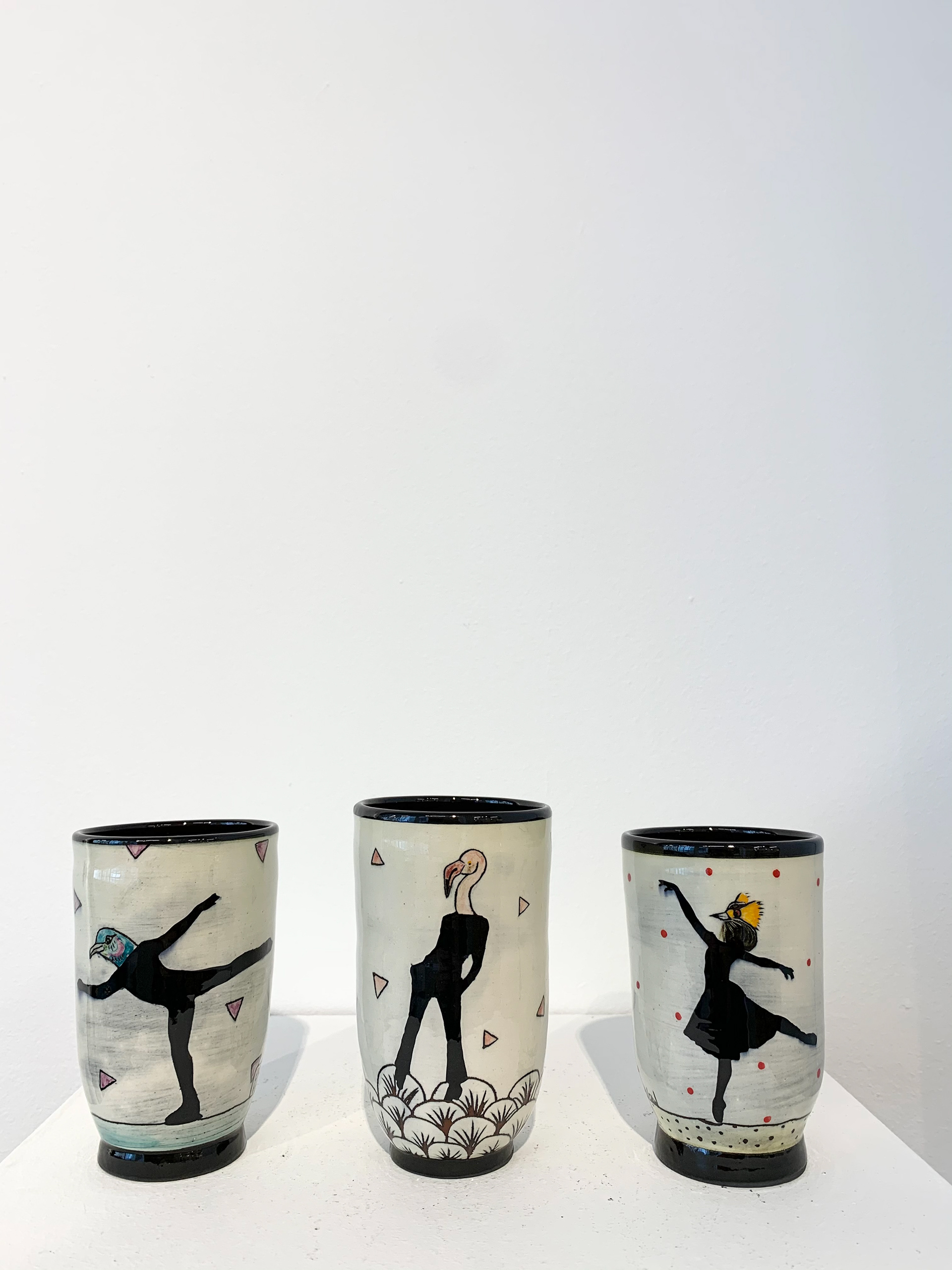 Gobelet en faïence - Collection 'Silhouettes' - 35€