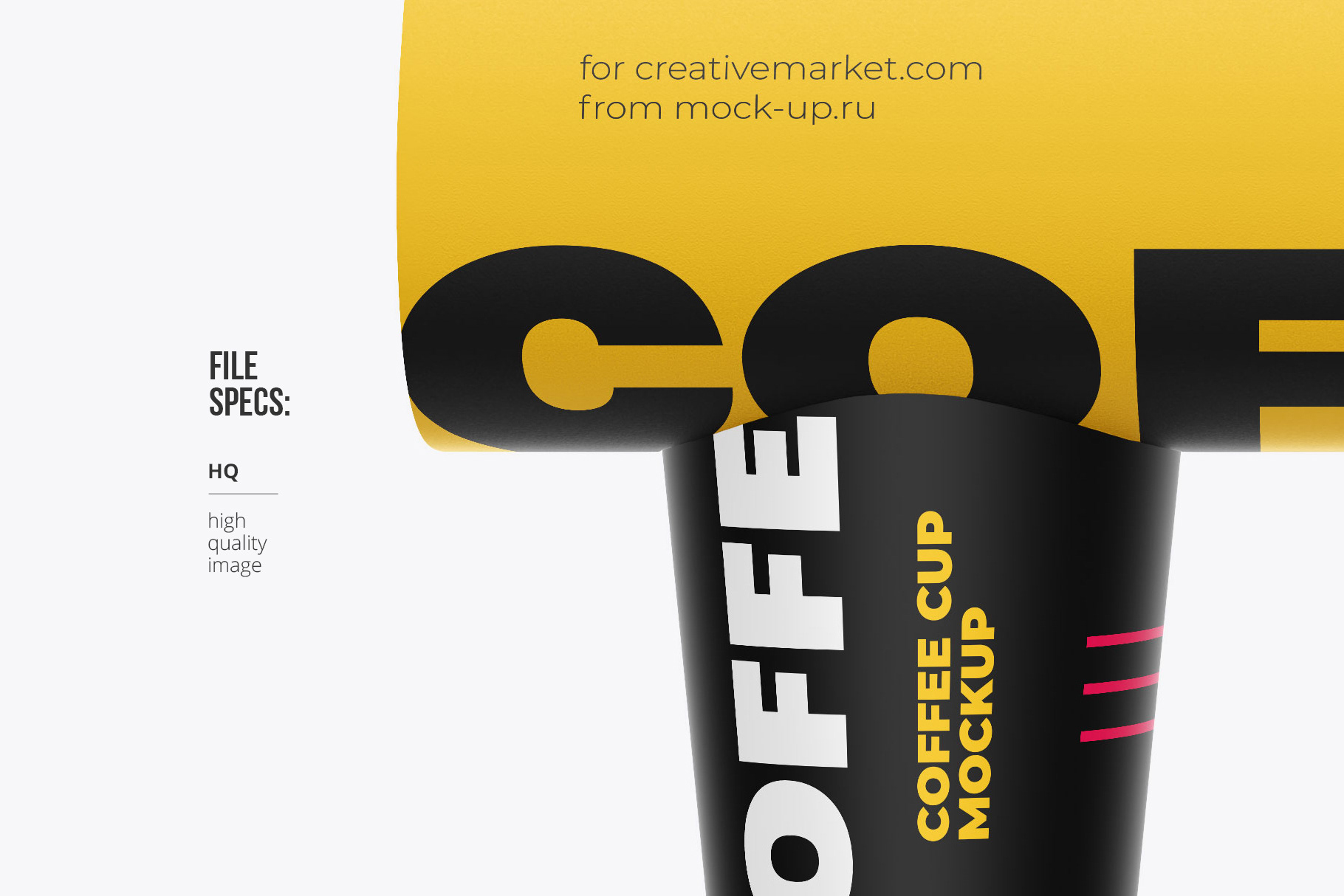 Download Exclusive Product Mockups - Coffee cup holder/carrier mockup