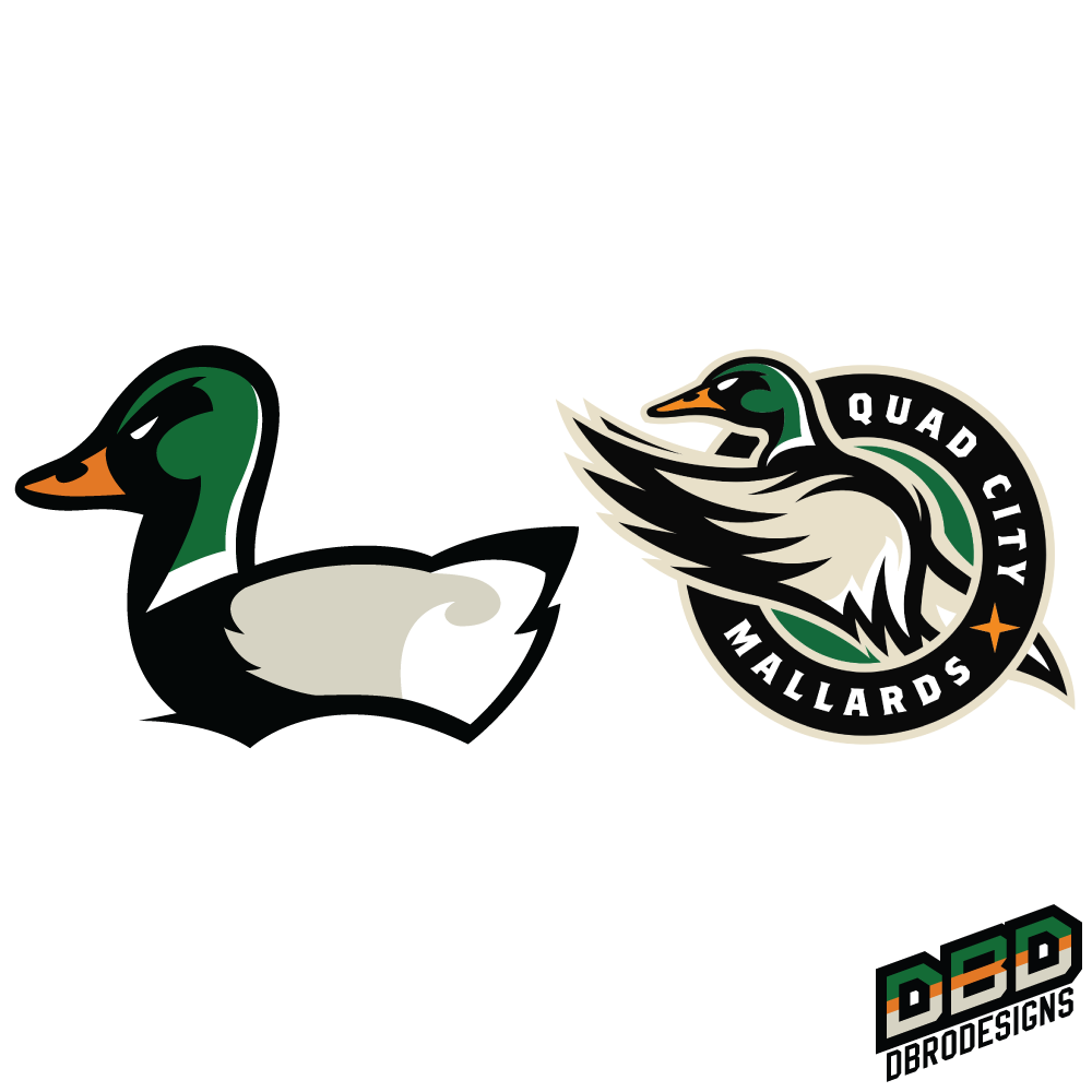 The Quad City Mallards are holding a jersey contest. I really wish this one  would fly, but I'm pretty sure it won't. : r/hockeydesign