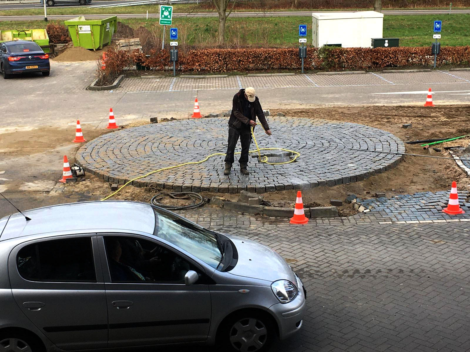 Verhallen Grondverzet straatwerk - parkeerplaats