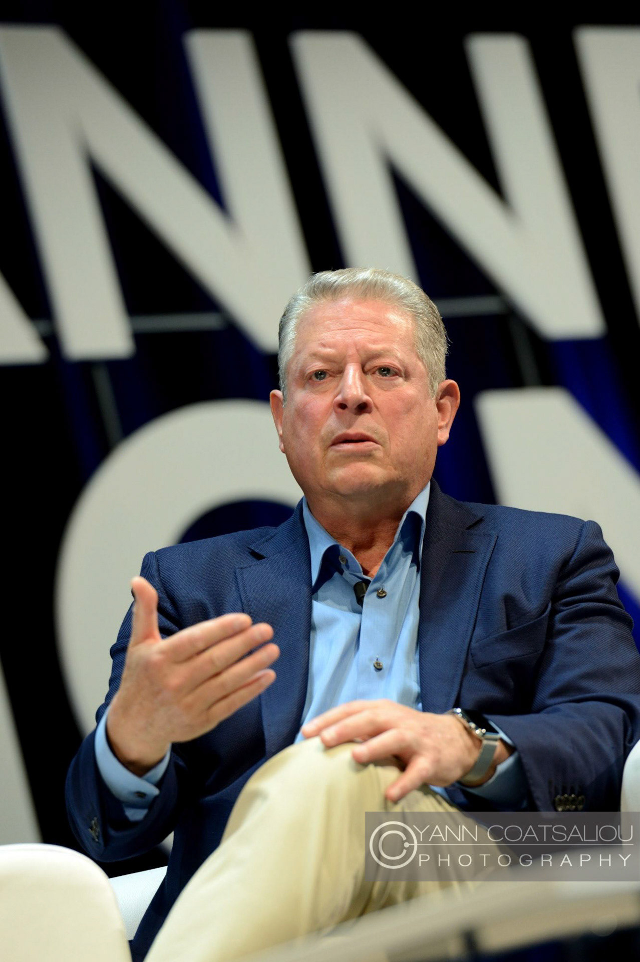 Cannes Debate Al Gore- Sir Martin Sorel