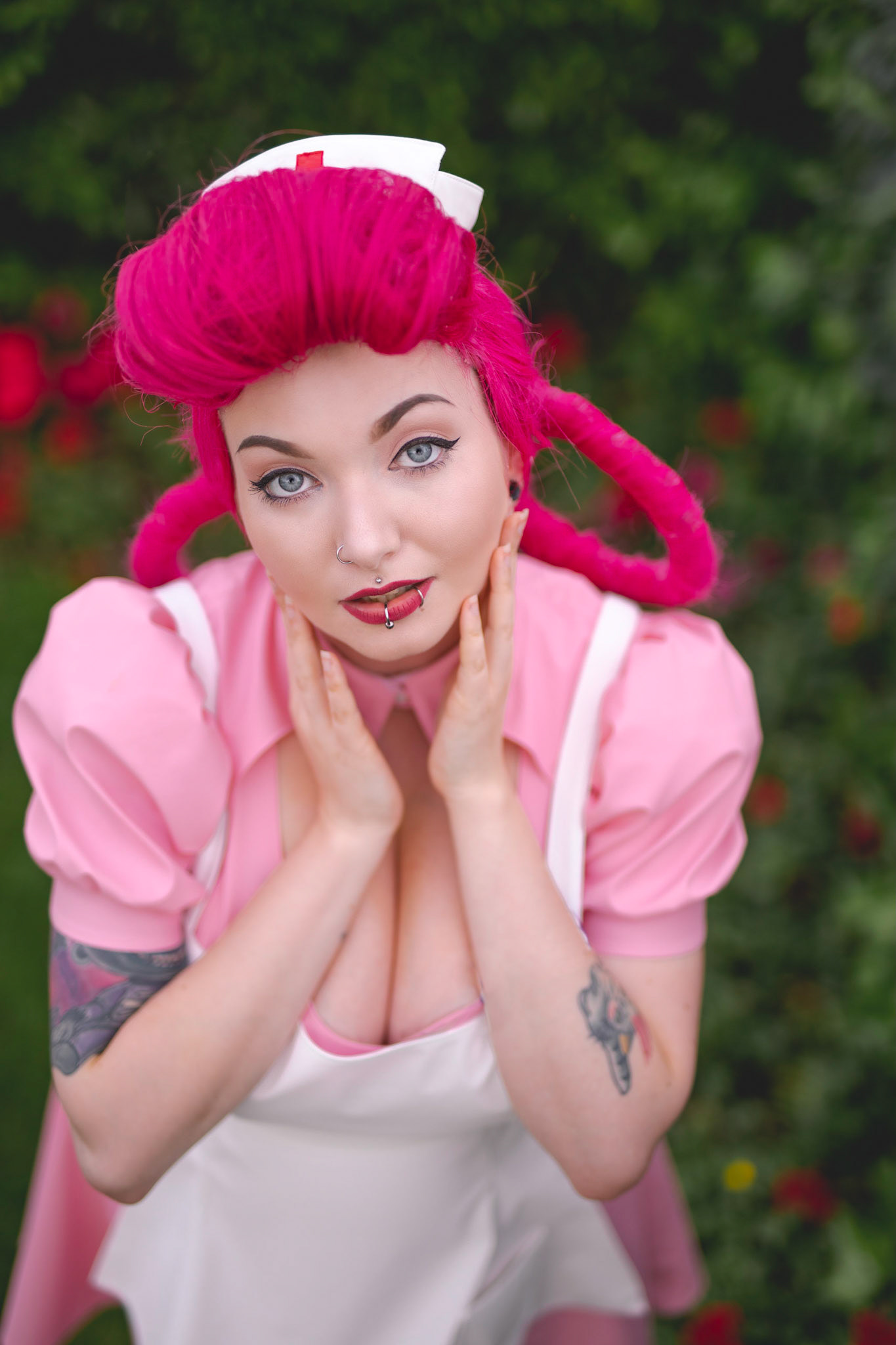 @nayru_sg as Nurse Joy