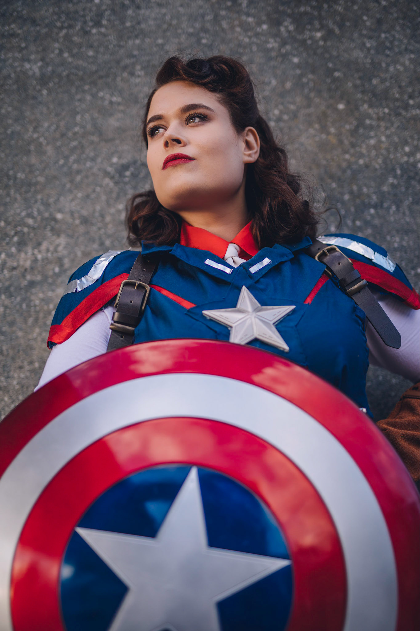 @dutchdaphne as Captain America/Peggy Carter