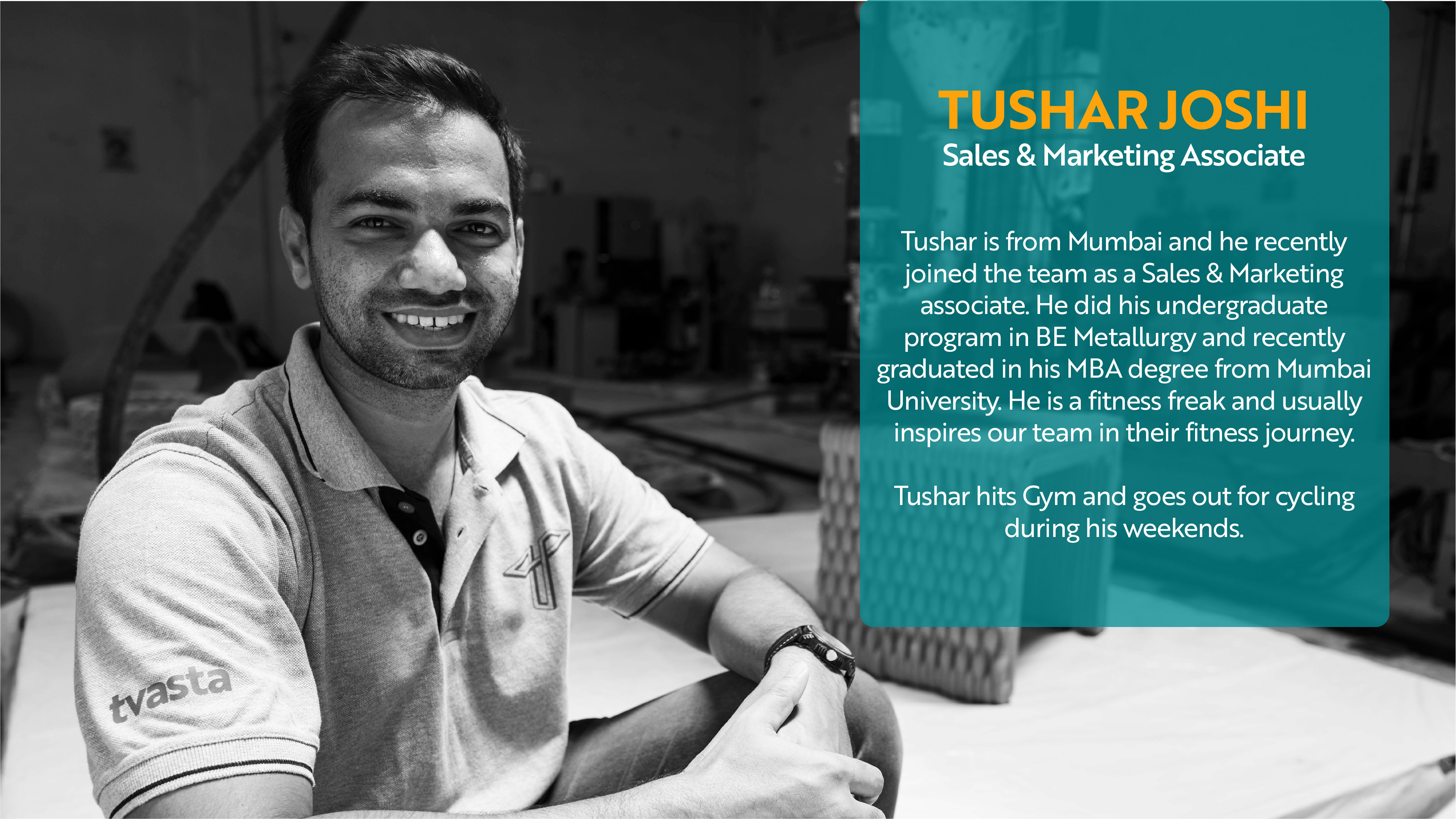 Tushar Joshi - Sales & Marketing Associate