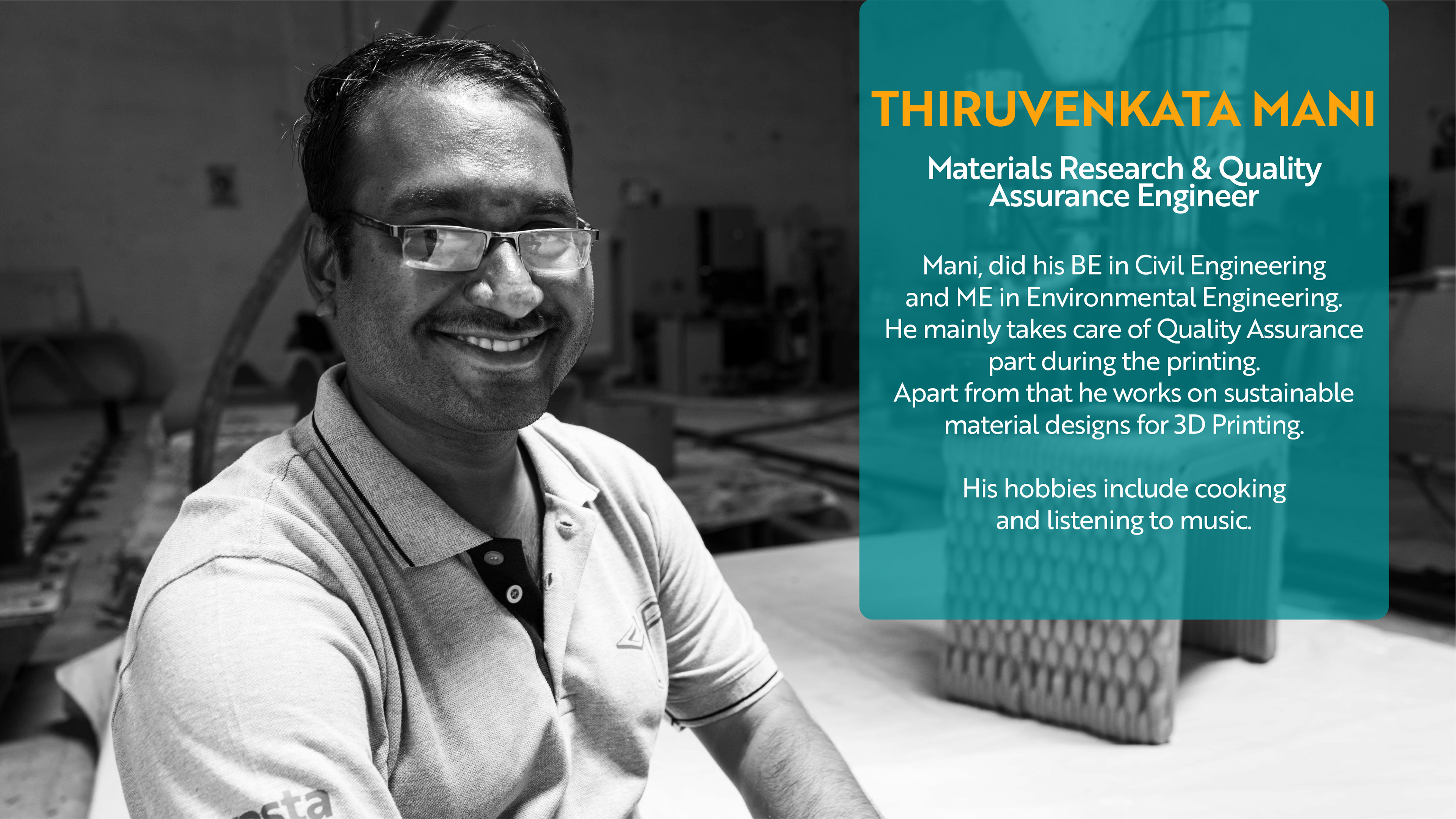 Thiruvenkata Mani - Materials Research & Quality Assurance Engineer